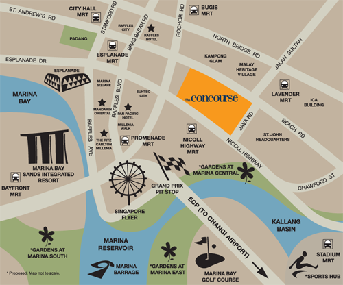 Concourse Location Map
